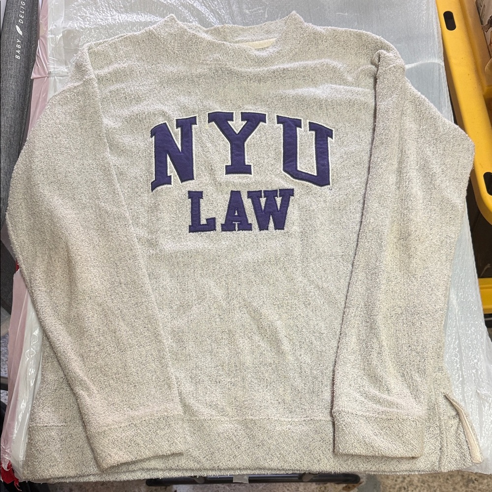 NYU Law Gray Sweatshirt
